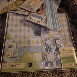 Baby boy scrapbook